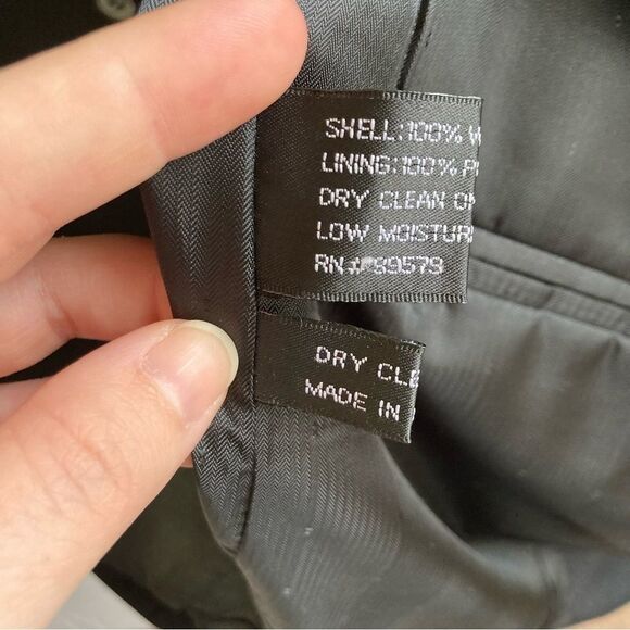 Ferretti Uomo Black Suit Jacket Blazer Wool Men’s 44S Sports Coat - Picture 11 of 16